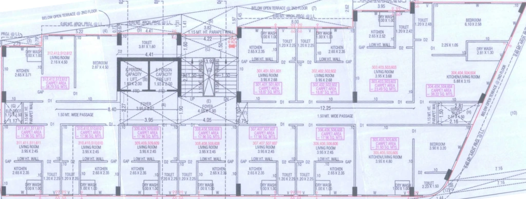 Floor Plan of Shantam 3 in Navrangpura, Ahmedabad - Image 401836