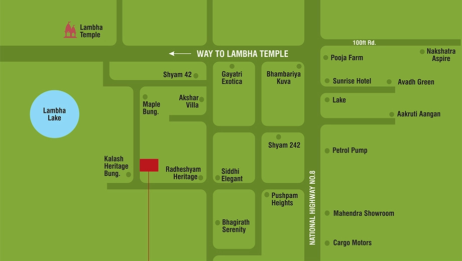 Location of Commercial Shivam Pushpam Flora - Image 401903