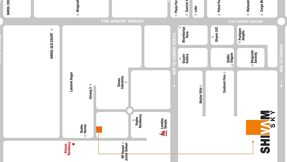 Location of Shivam Sky - Image 401908