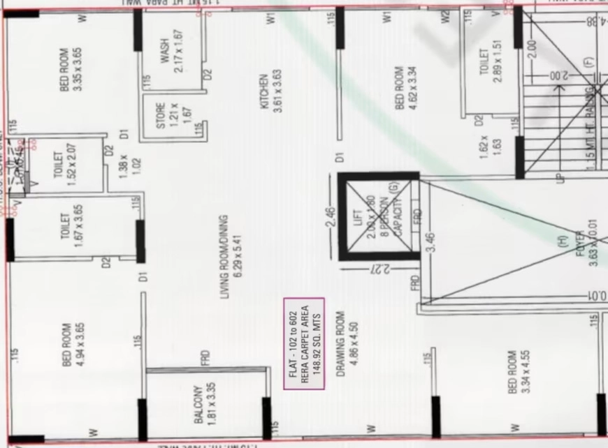 4 BHK Flat in Shivam Solo Lake View in Chharodi, Ahmedabad - Image 917526