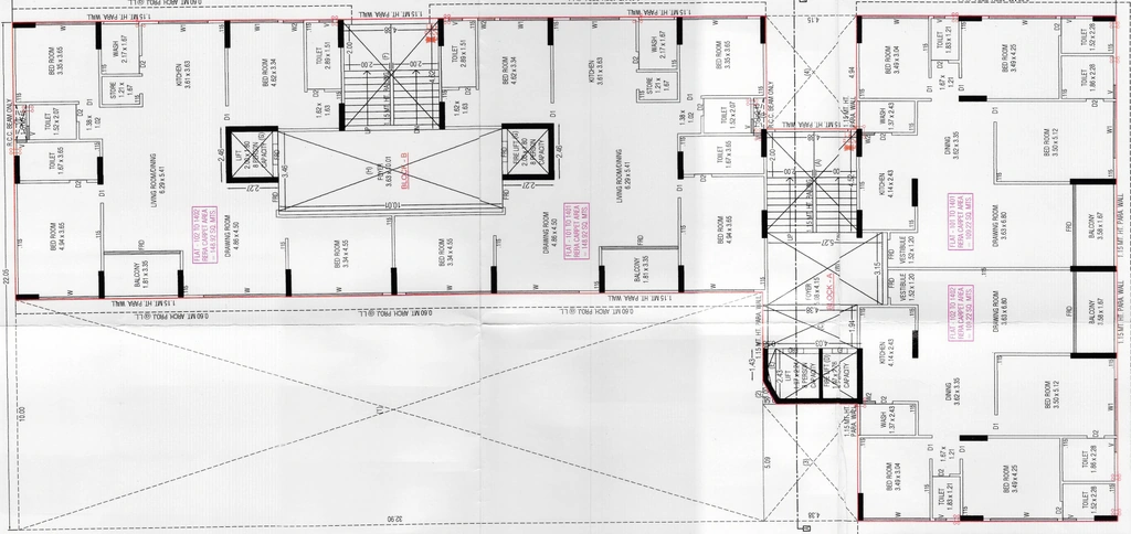 Floor Plan of Shivam Solo Lake View in Chharodi, Ahmedabad - Image 401920