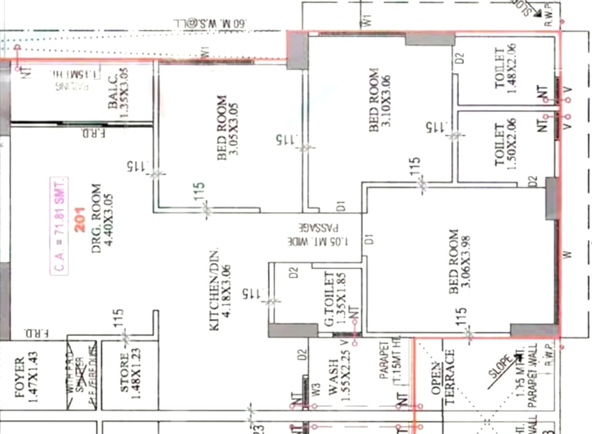 2 BHK Flat in Shivanka Anuvrat in Satellite, Ahmedabad - Image 917530