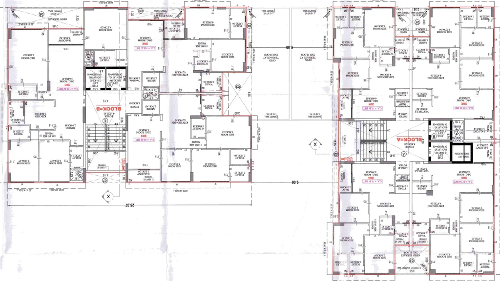 Floor Plan of Shivanka Anuvrat in Satellite, Ahmedabad - Image 401948