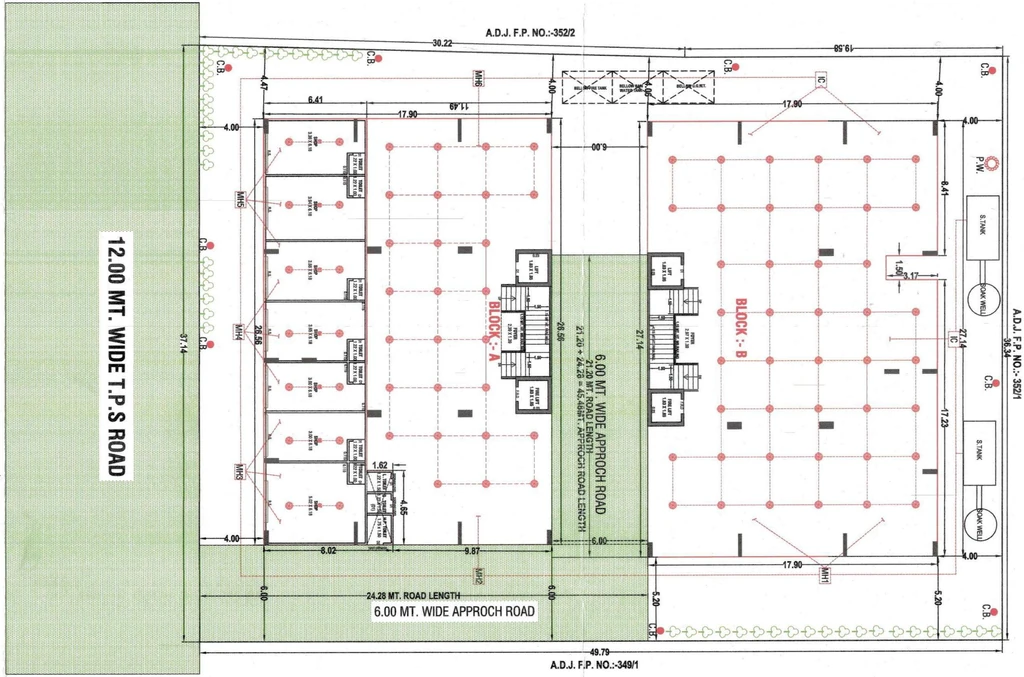 Master Plan of Commercial Shree Asthavinayak Residency in Maninagar, Ahmedabad - Image 401976