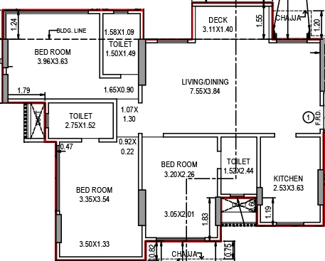 3 BHK Flat in Elite Vista in Bandra West, Mumbai - Image 923990