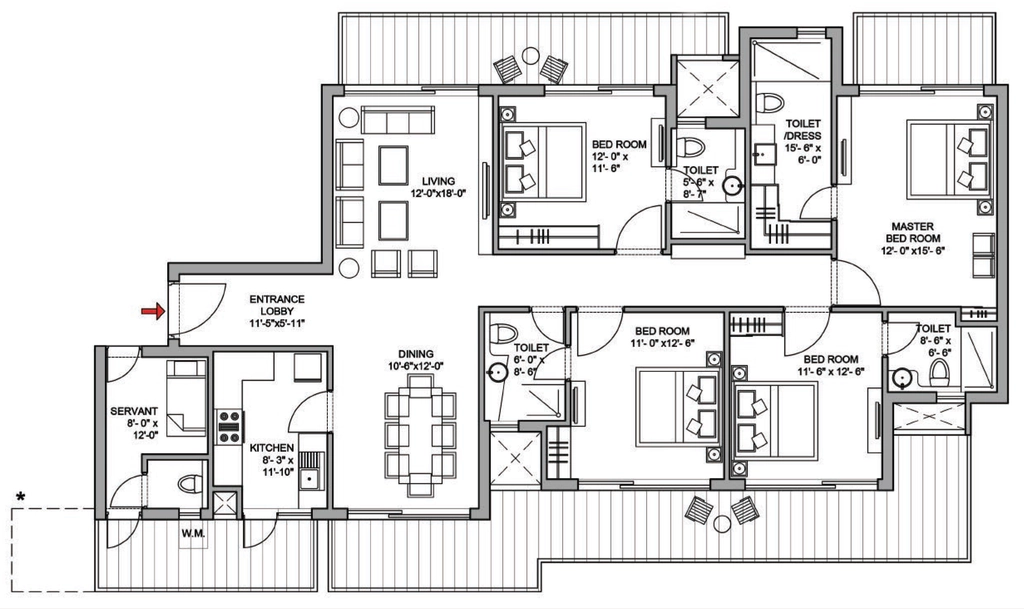 4 BHK Flat in Bestech Park View Sanskruti in Sector 92, Gurgaon - Image 917583