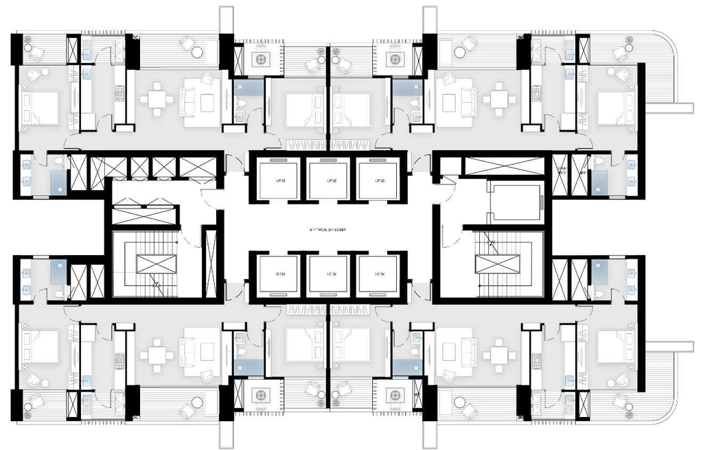 Floor Plan of BPTP Amstoria Verti Greens in Sector 102, Gurgaon - Image 402130
