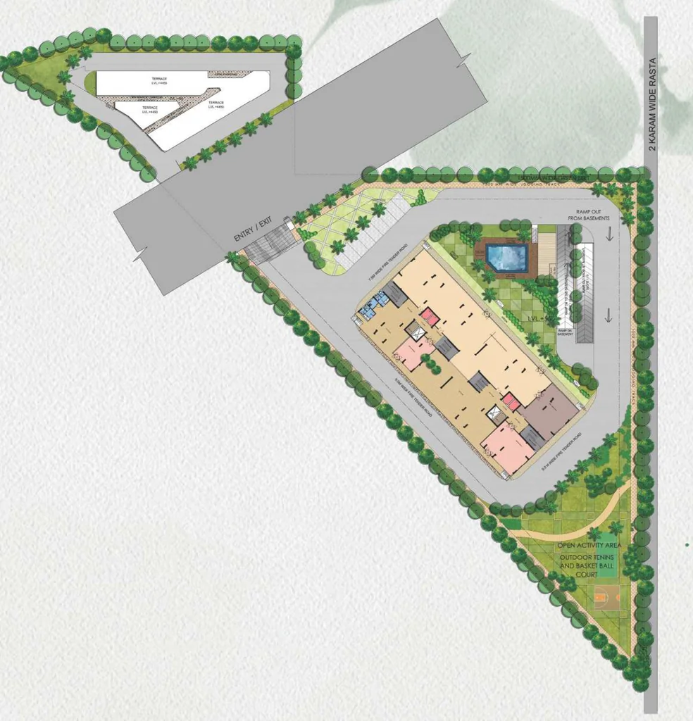 Master Plan of JMS Silver Living in Sector 95, Gurgaon - Image 402169