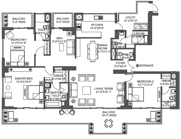3 BHK Flat in M3M Golfestate in Sector 65, Gurgaon - Image 917616