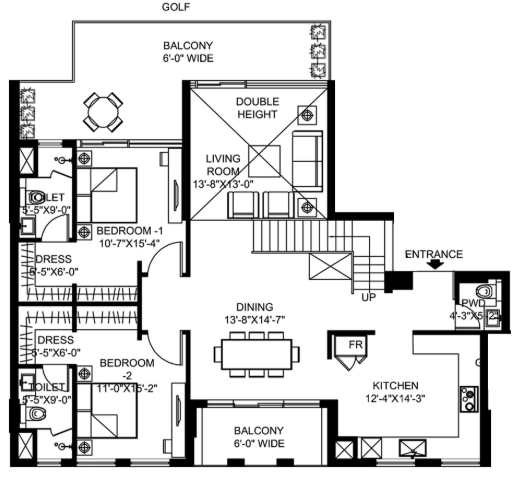 4 BHK Flat in M3M Golfestate in Sector 65, Gurgaon - Image 917618