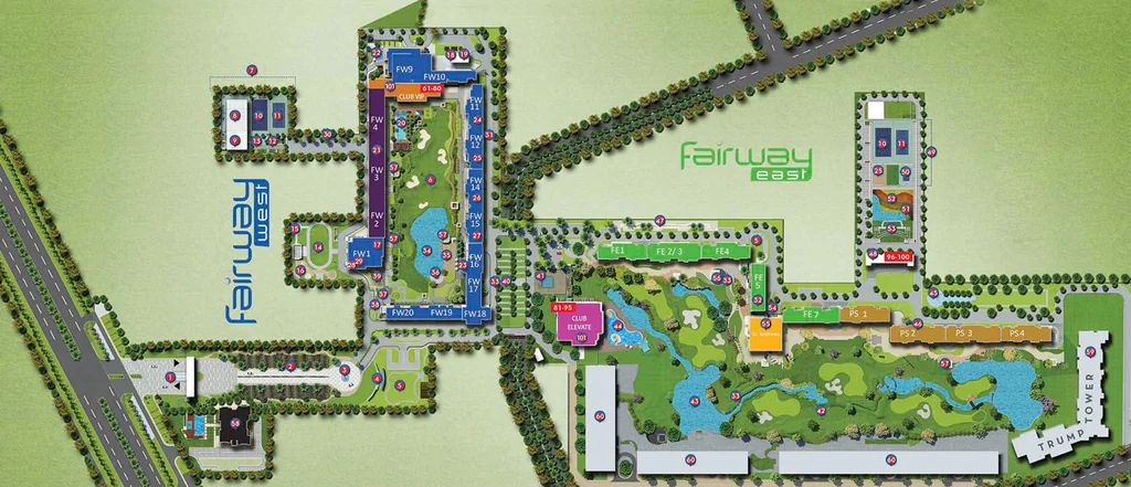 Master Plan of M3M Golfestate in Sector 65, Gurgaon - Image 402188