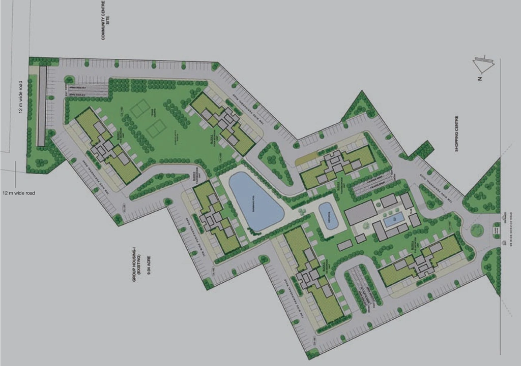 Master Plan of Salcon The Verandas in Sector 54, Gurgaon - Image 402207