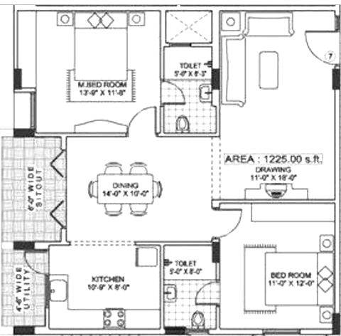 2 BHK Flat in Aesthetic Dhruva in Indiranagar, Bangalore - Image 917703