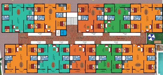 Floor Plan of DS Max Susheela Scion in Hennur Road, Bangalore - Image 402291