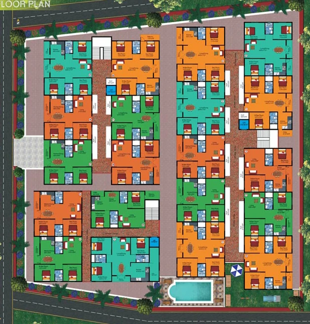 Master Plan of DS Max Susheela Scion in Hennur Road, Bangalore - Image 402290