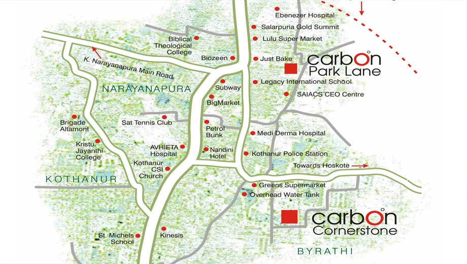 Location of Carbon Cornerstone - Image 403031