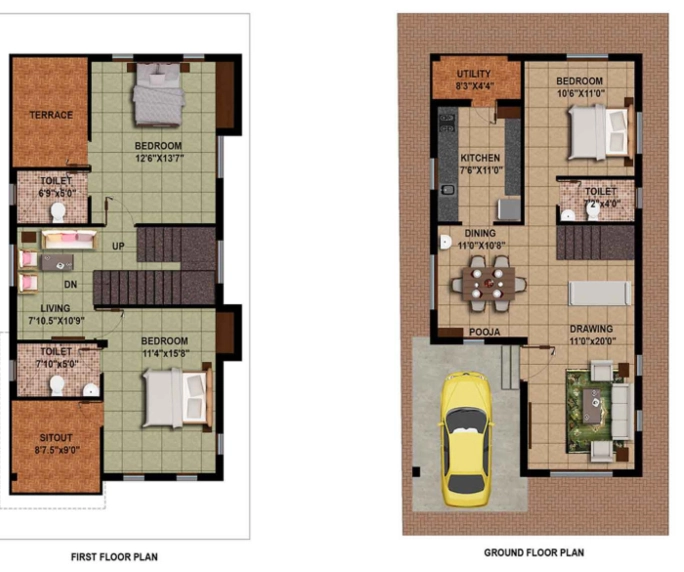 3 BHK House/Villa in Sumangali Divine in Gowriwakkam, Chennai - Image 917631