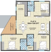 3 BHK Flat in Flourish Kalpatharu in Peenya, Bangalore - Image 917949