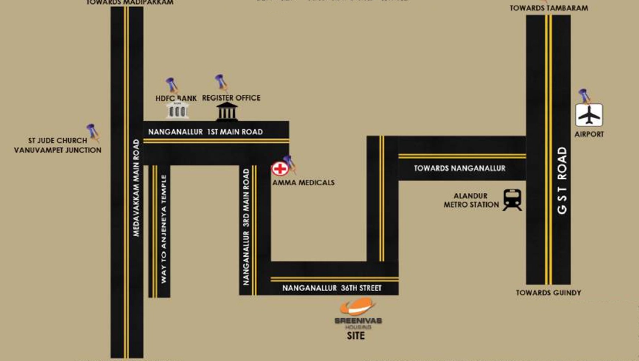 Location of Sreenivasa Saastha Vaayuputhra - Image 402265