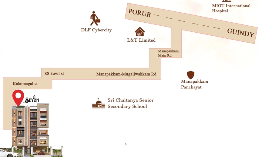 Location of Built Seyon Apartments - Image 402272