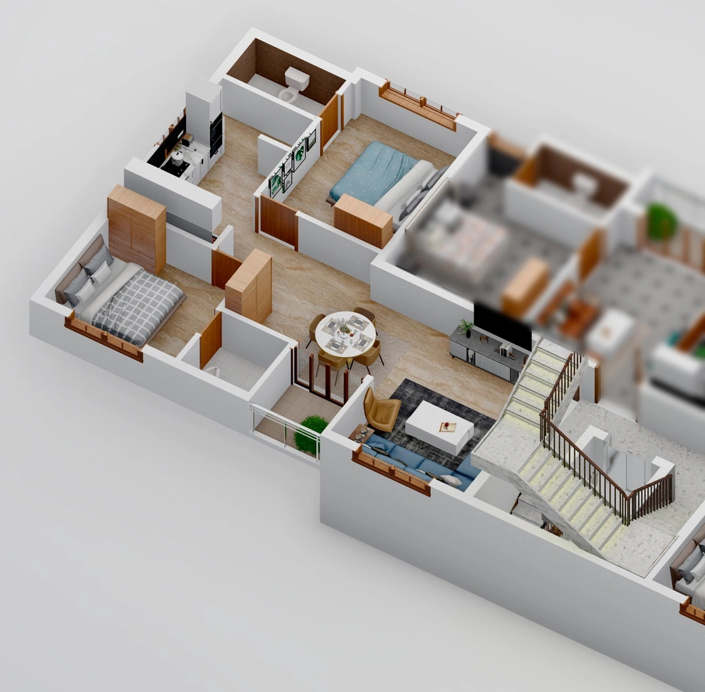 2 BHK Flat in Greenpro Ebenezer Orchid in Kodambakkam, Chennai - Image 917679