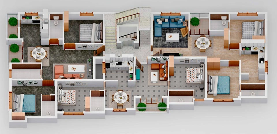 Floor Plan of Greenpro Ebenezer Orchid in Kodambakkam, Chennai - Image 402341