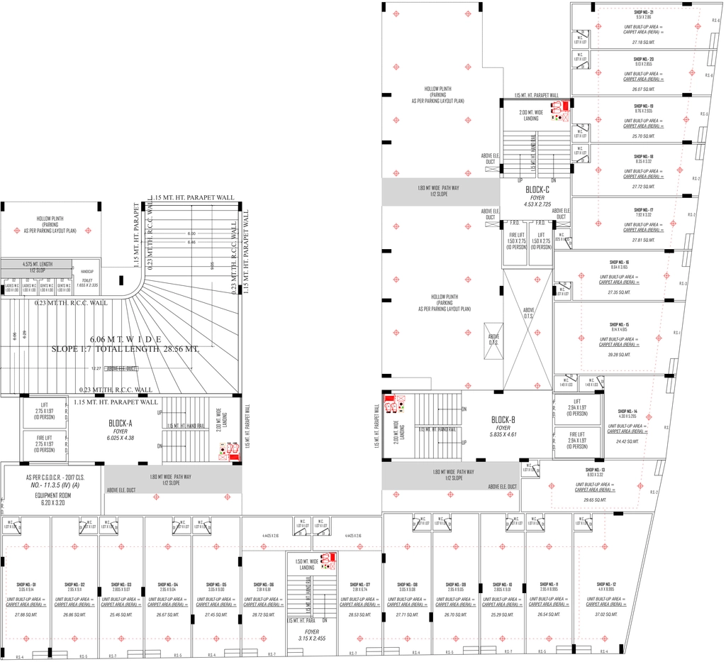 Floor Plan of Commercial Shree Pavitra Valley in Kathwada, Ahmedabad - Image 402350