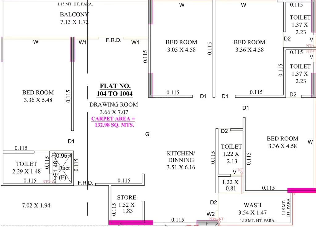 4 BHK Flat in Shree Shreemad Family 1 in Nikol, Ahmedabad - Image 917713