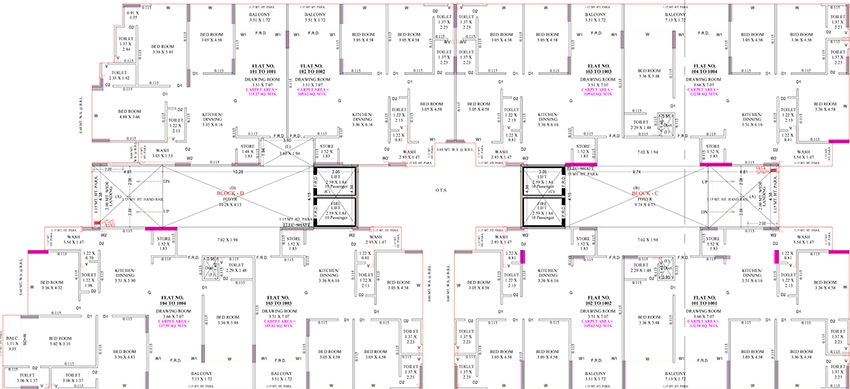 Floor Plan of Shree Shreemad Family 1 in Nikol, Ahmedabad - Image 402420