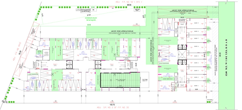 Master Plan of Commercial Shree Shreemad Family 1 in Nikol, Ahmedabad - Image 402424