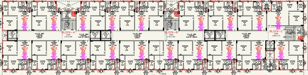 Floor Plan of Shrijan City in Nana Chiloda, Ahmedabad - Image 402431
