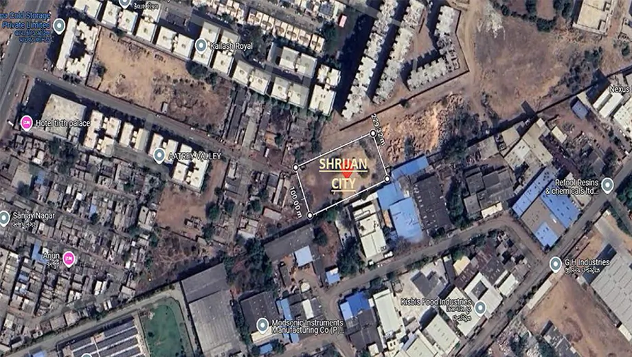Location of Commercial Shrijan City - Image 402434