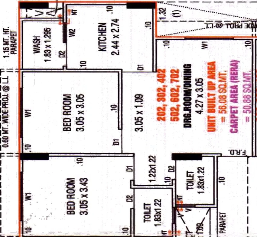 2 BHK Flat in Shyam 68 in Lambha, Ahmedabad - Image 917722
