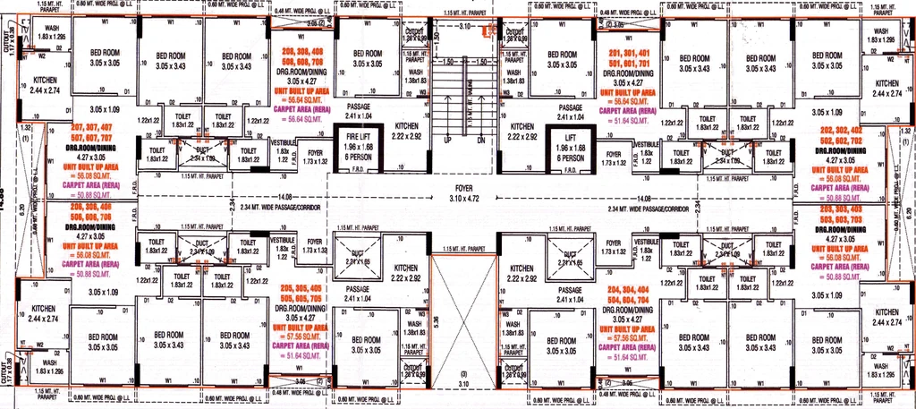 Floor Plan of Shyam 68 in Lambha, Ahmedabad - Image 402451