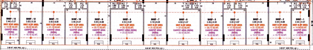 Floor Plan of Commercial Shyam 68 in Lambha, Ahmedabad - Image 402456
