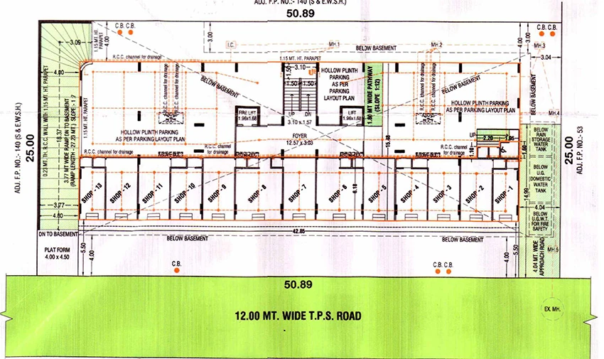 Master Plan of Commercial Shyam 68 in Lambha, Ahmedabad - Image 402455