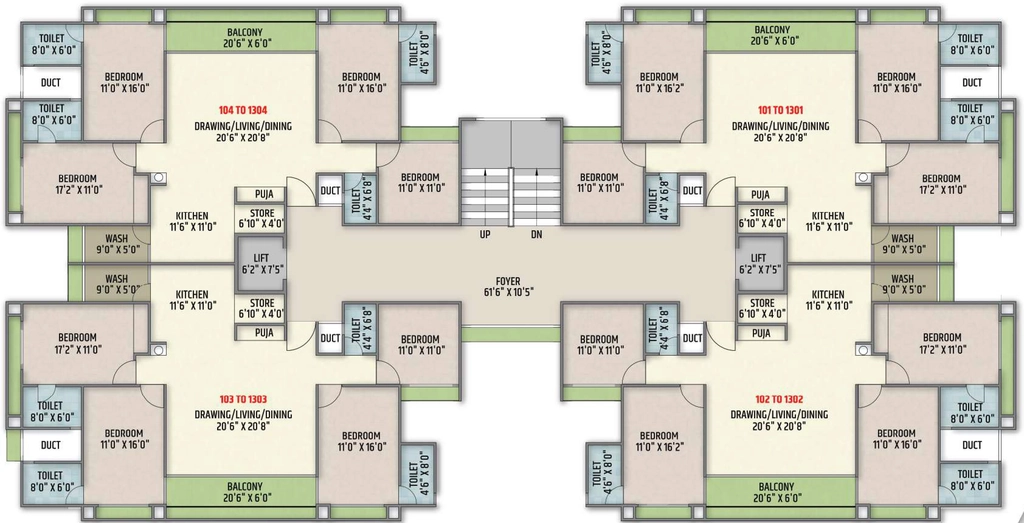 Floor Plan of Shyam Swastik in Hathijan, Ahmedabad - Image 402464