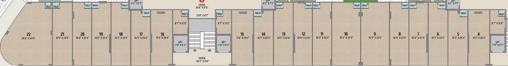 Floor Plan of Commercial Shyam Swastik in Hathijan, Ahmedabad - Image 402470