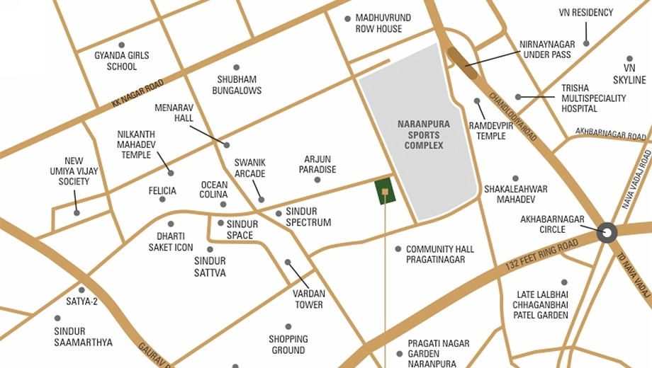 Location of Commercial CN Sindur Anala - Image 402489