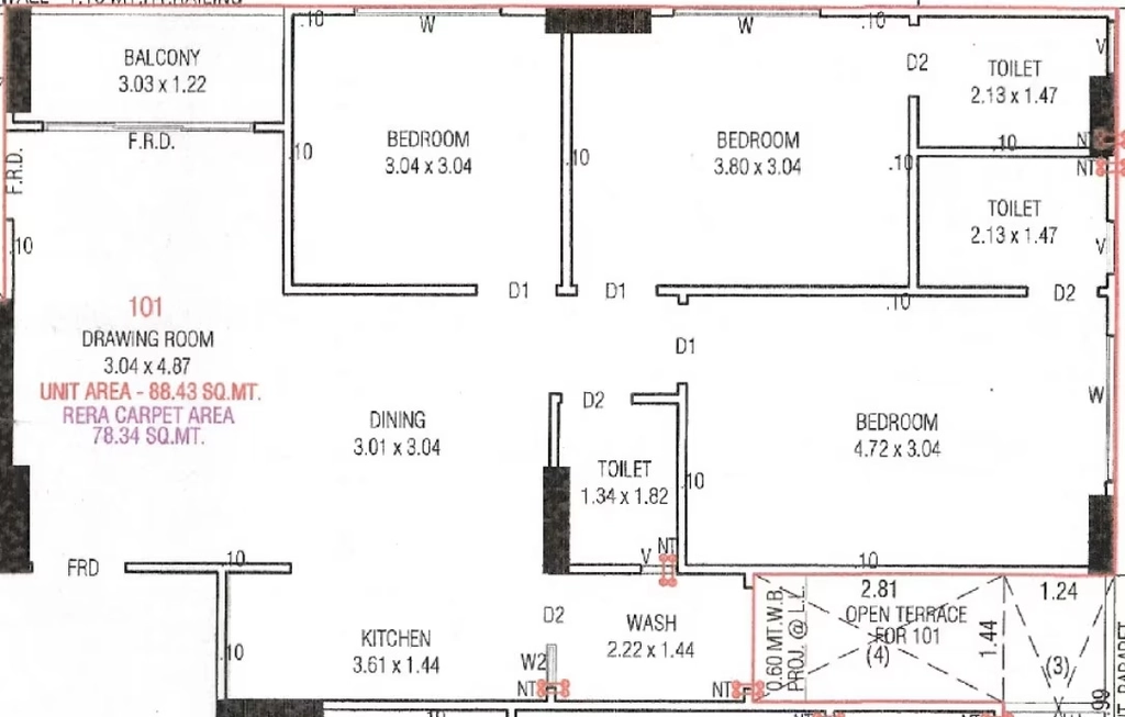 3 BHK Flat in The Staple in Ognaj, Ahmedabad - Image 917742