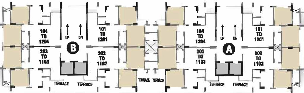 Floor Plan of Status Elysium in Gota, Ahmedabad - Image 402529