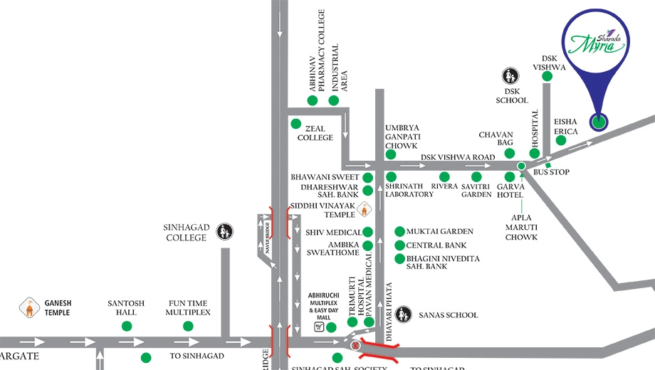 Location of Sharada Myria - Image 403289