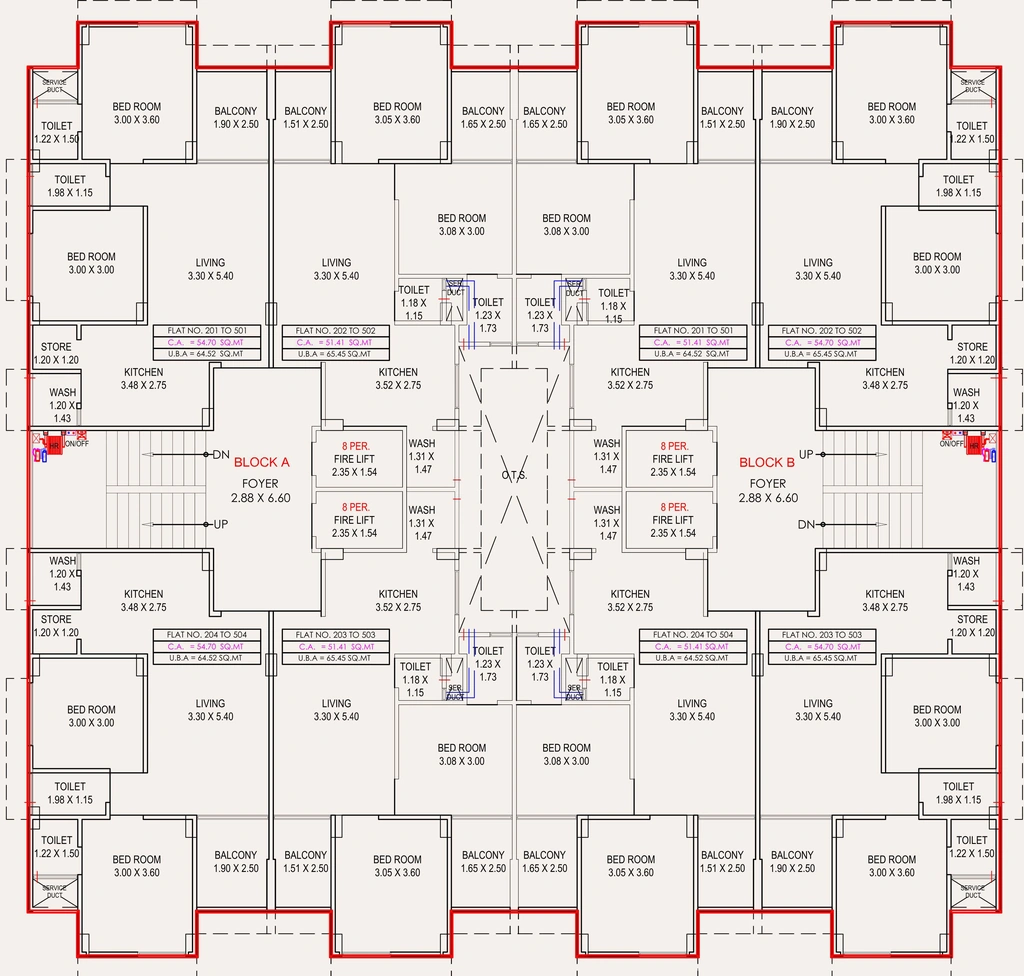 Floor Plan of Sthapak Harmony in Vasna, Ahmedabad - Image 402540