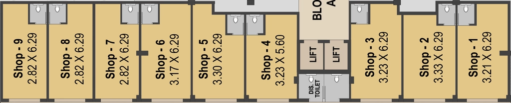 Floor Plan of Commercial Suchansa Sanskruti Heights in Bavla, Ahmedabad - Image 402559