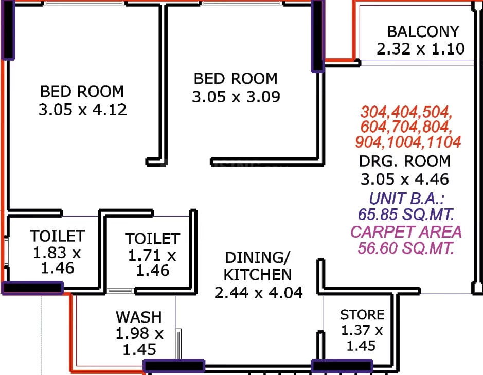 2 BHK Flat in Shiv Shivmani Lake View in Bopal, Ahmedabad - Image 917766