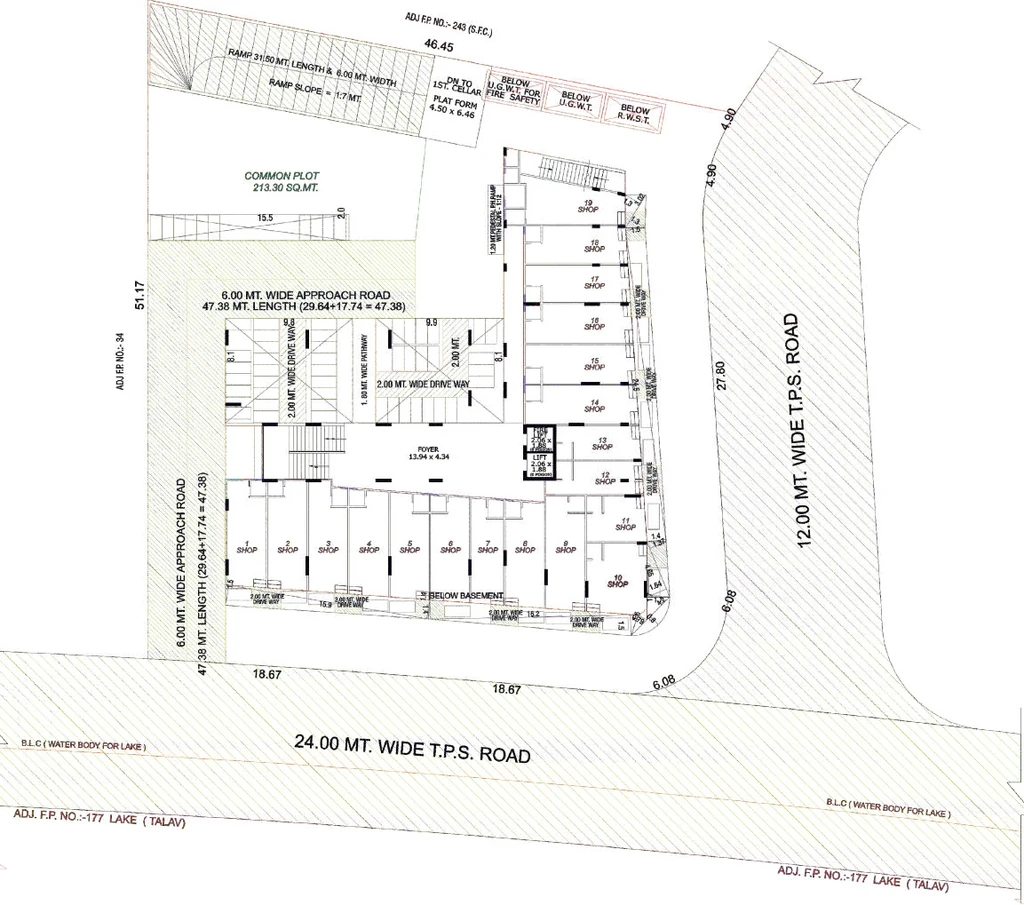 Master Plan of Shiv Shivmani Lake View in Bopal, Ahmedabad - Image 402565