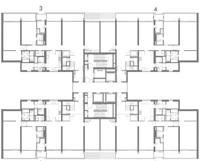 Floor Plan of Panchshil Towers in Kharadi, Pune - Image 10784
