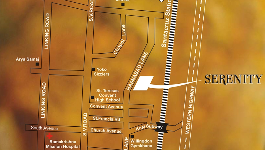 Location of Dheeraj Serenity - Image 403211
