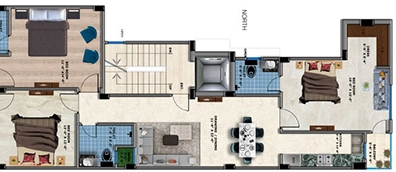 3 BHK Flat in HCS Nikunj in Mandi, New Delhi - Image 917775