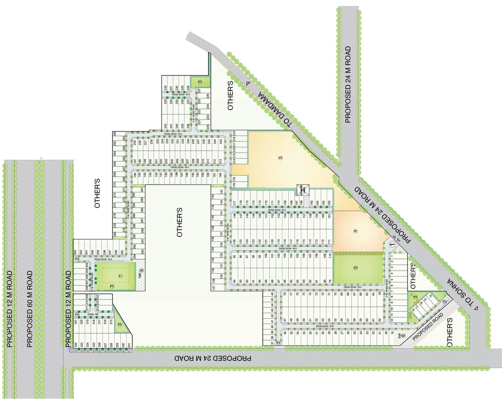 Master Plan of Ireo Pride Park in Sector 4, Gurgaon - Image 402603